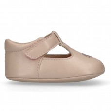 CALVIN KLEIN μπαλαρινα περλε κοριτσι V0A3-83200-1904302 ροζ 